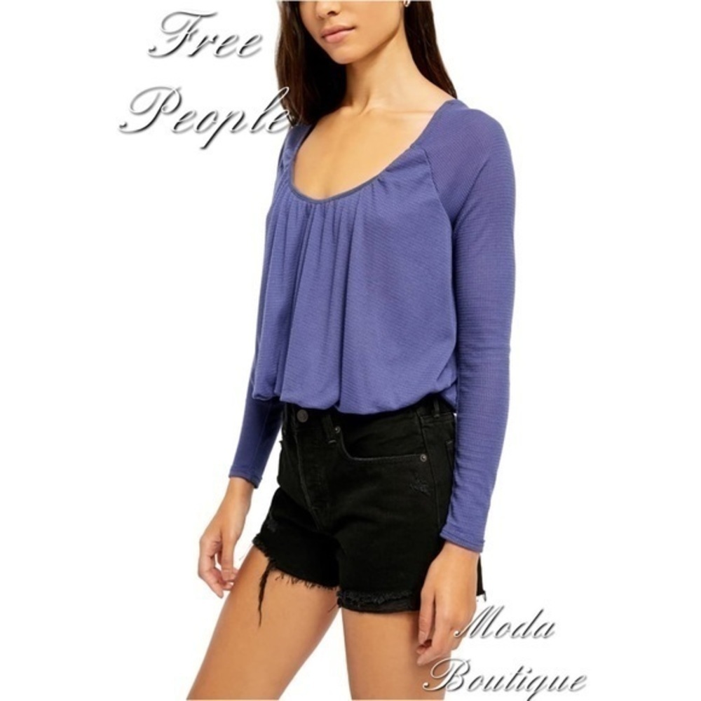 Free People Bondi Cropped Thermal - Picture 3 of 5